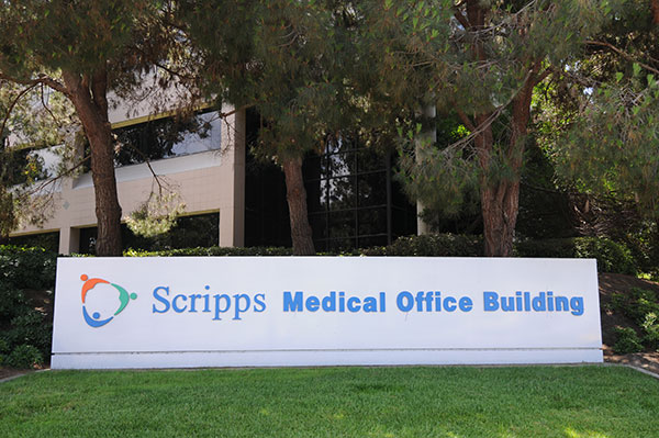 office sign at Torrey Pines Oral & Maxillofacial Surgery