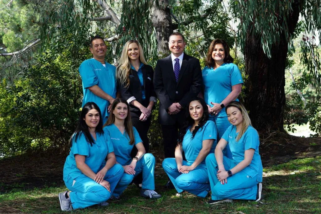 Group photo of the Dr. Sidal and the staff.