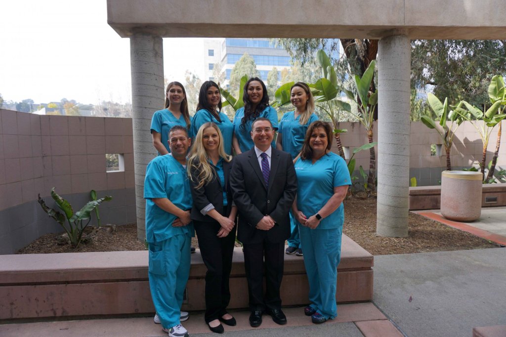 Group photo of Dr. Sidal and his team